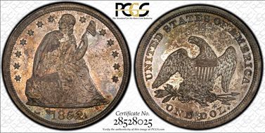 1852 $1 MS65