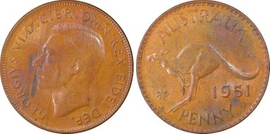 1951 Y. (p) 1D MS63BN