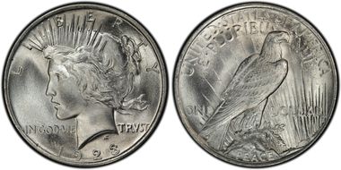 1923 $1 MS66