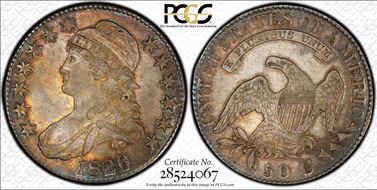 1826 50C O-117 MS66