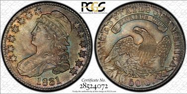 1831 50C O-107 MS66+