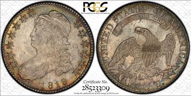 1819 50C O-111 MS64