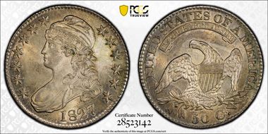 1827 50C O-146 MS64