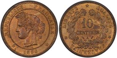 1896-A  10C Gad-265a F-135 Faisceau MS64RB