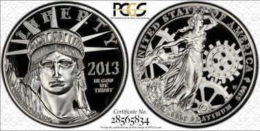 2013-W $100 Statue of Liberty PR69DCAM