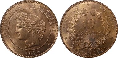 1898-A 10C Gad-265a MS65RD