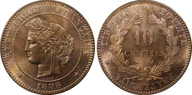 1898-A 10C Gad-265a MS66RD