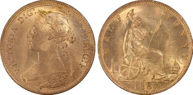 1887 1/2D S-3956 MS64RD