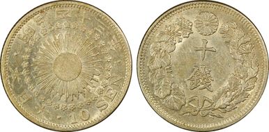 (1910) M43 10 Sen JNDA 01-25 AU58