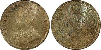 1934(C) 1/2 Rup SW-8.123 MS64