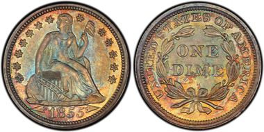 1855 10C PR64