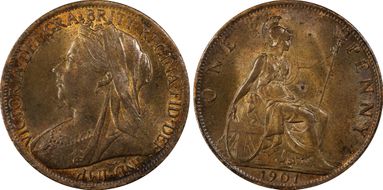 1901 1D S-3961 MS64BN