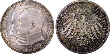 1904 2 Mk 400th Birthday J-74 PR66+