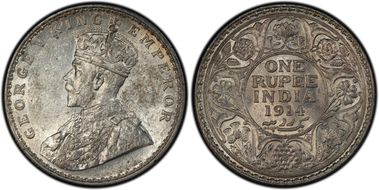 1914(B) Rupee SW-8.27 MS61