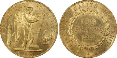 1881-A 100 Fr Gad-1137 F-552 MS64+