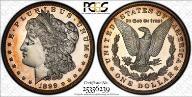 1899 $1 PR64DCAM