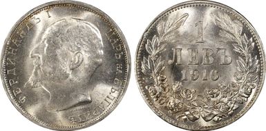 1916 Lev Large Beads MS64