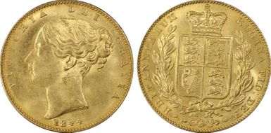 1844 Sov S-3852 Large 44 MS65