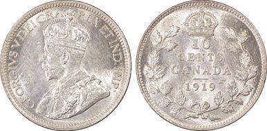 1919 10C MS63