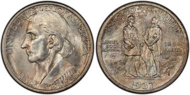 1937-D 50C Boone MS66