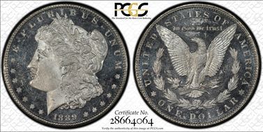 1889 $1 MS64DMPL