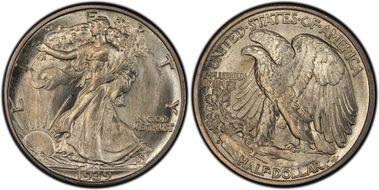 1939-D 50C DDO, FS-101 MS65