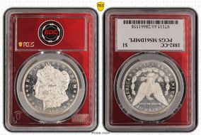 1882-CC $1 MS61DMPL
