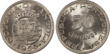1950 50C MS66