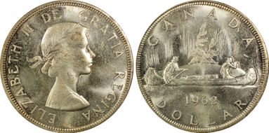 1962 S$1 MS64