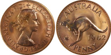 1962 Y. (p) 1D PR65RD