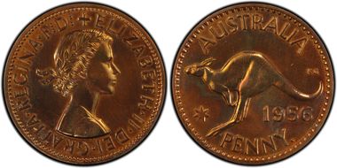 1956 Y. (p) 1D PR62RD