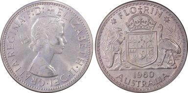 1960(m) Florin PR65