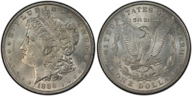 1886-O $1 MS62