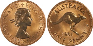 1961 Y. (p) 1/2D PR66RD