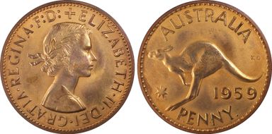 1959 Y. (p) 1D PR64RD