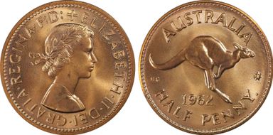 1962 Y. (p) 1/2D PR65RD