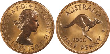 1960 Y. (p) 1/2D PR64RD