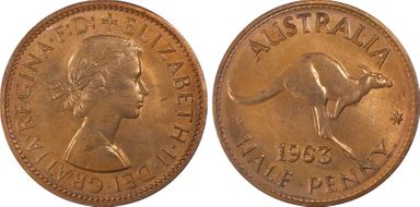 1963 Y. (p) 1/2D PR64RB