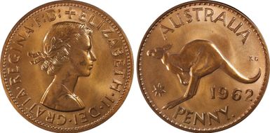 1962 Y. (p) 1D PR65RD