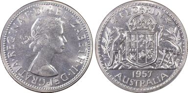 1957(m) Florin PR65
