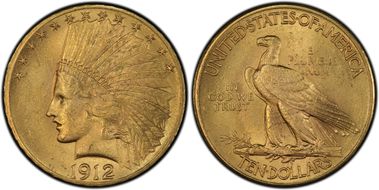 1912 $10 MS63
