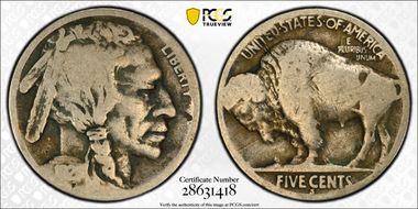 1921-S 5C 2 Feathers, FS-401 G4