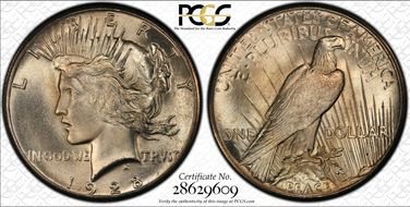1928 $1 MS65