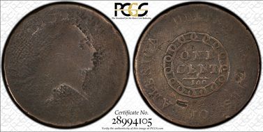 1793 1C Chain, America N1BN