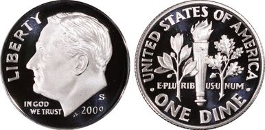 2009-S 10C Silver PR69DCAM