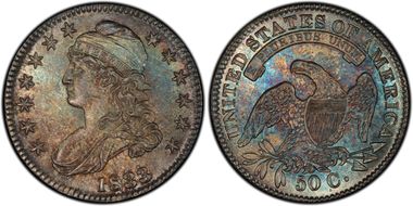 1833 50C O-108 MS66+
