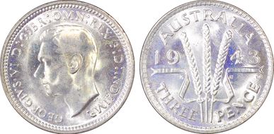 1943-D 3D KM-37  Ag MS66