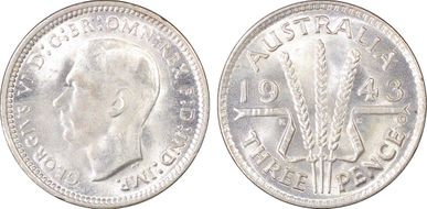 1943-D 3D KM-37  Ag MS65