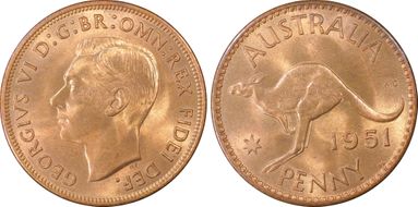 1951-PL (L) 1D KM-43 MS65RD