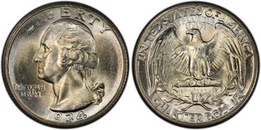 1934 25C Light Motto MS66+